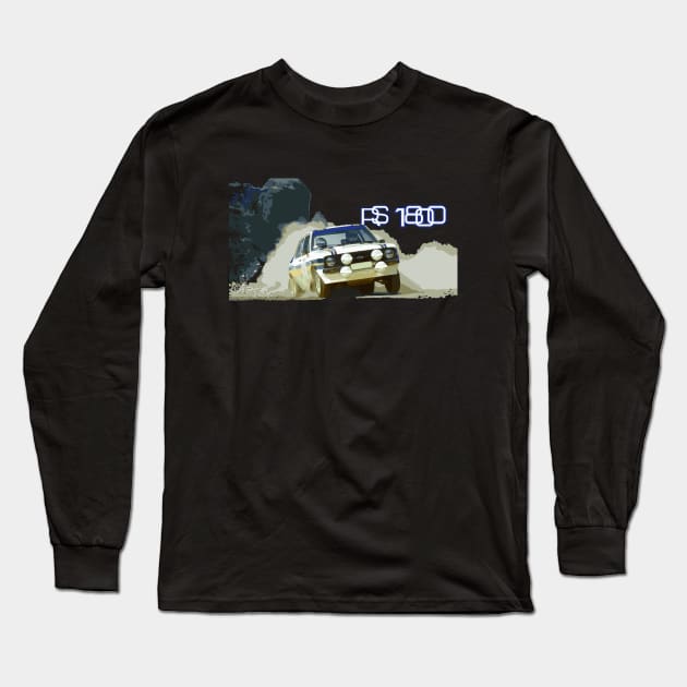 rs 1800 rally car wrc MkII Long Sleeve T-Shirt by cowtown_cowboy